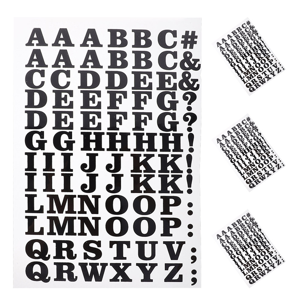 Iron On Patch - 4Pcs Heat Transfer Vinyl Alphabet Letters