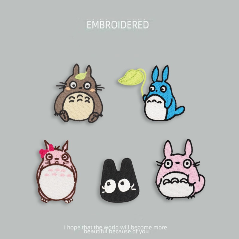 Iron On Patch - My Neighbor Totoro Embroidered Iron on