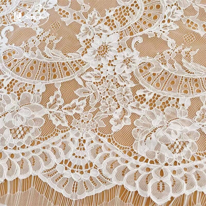 Sewing Embroidery Fabric - 3Meter. Handmade border embroidery lace fabric