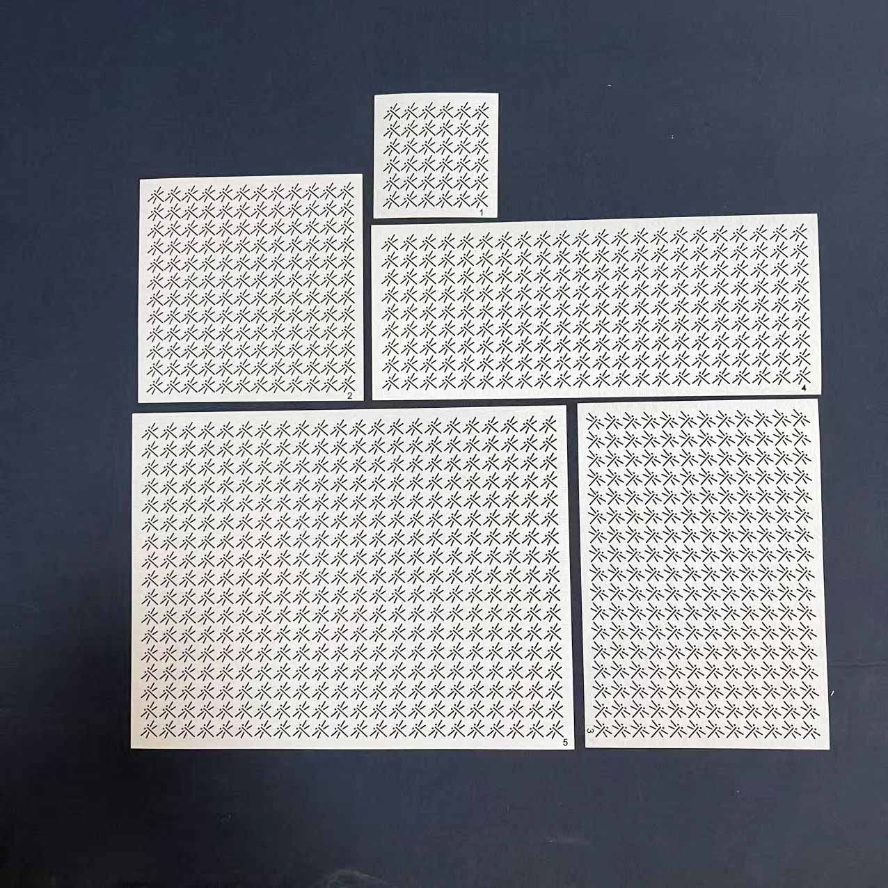 Sewing Embroidery Fabric - Soft Embroidery Stencil R214 Dragonfly Pattern