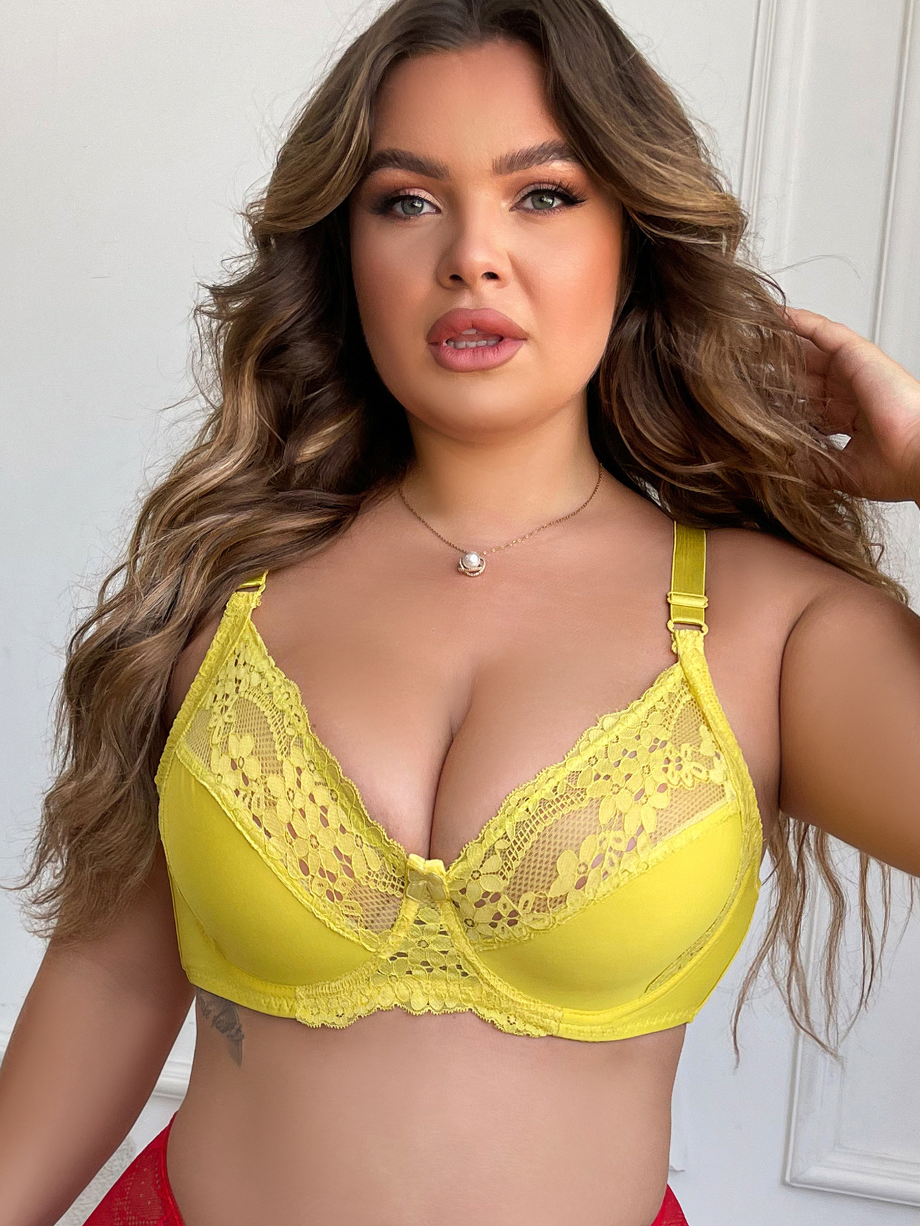 Hook Eye Fastener - Thin Cup Plus Size Sexy Lace