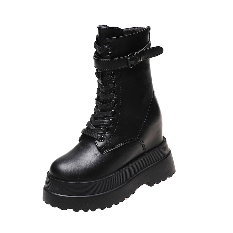 11cm Woman Hidden Wedges Boots - Sewing Latex review and price