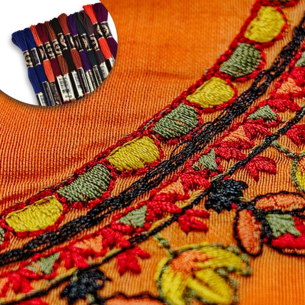 12 Skeins 6 Strands Hand Varie - Embroidery Floss Thread review and price