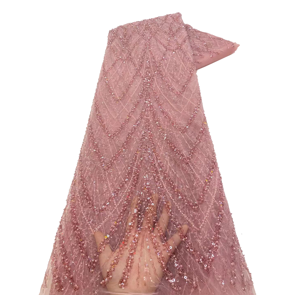 Luxury African Sequins Beaded  - Sewing Embroidery Fabric review and price