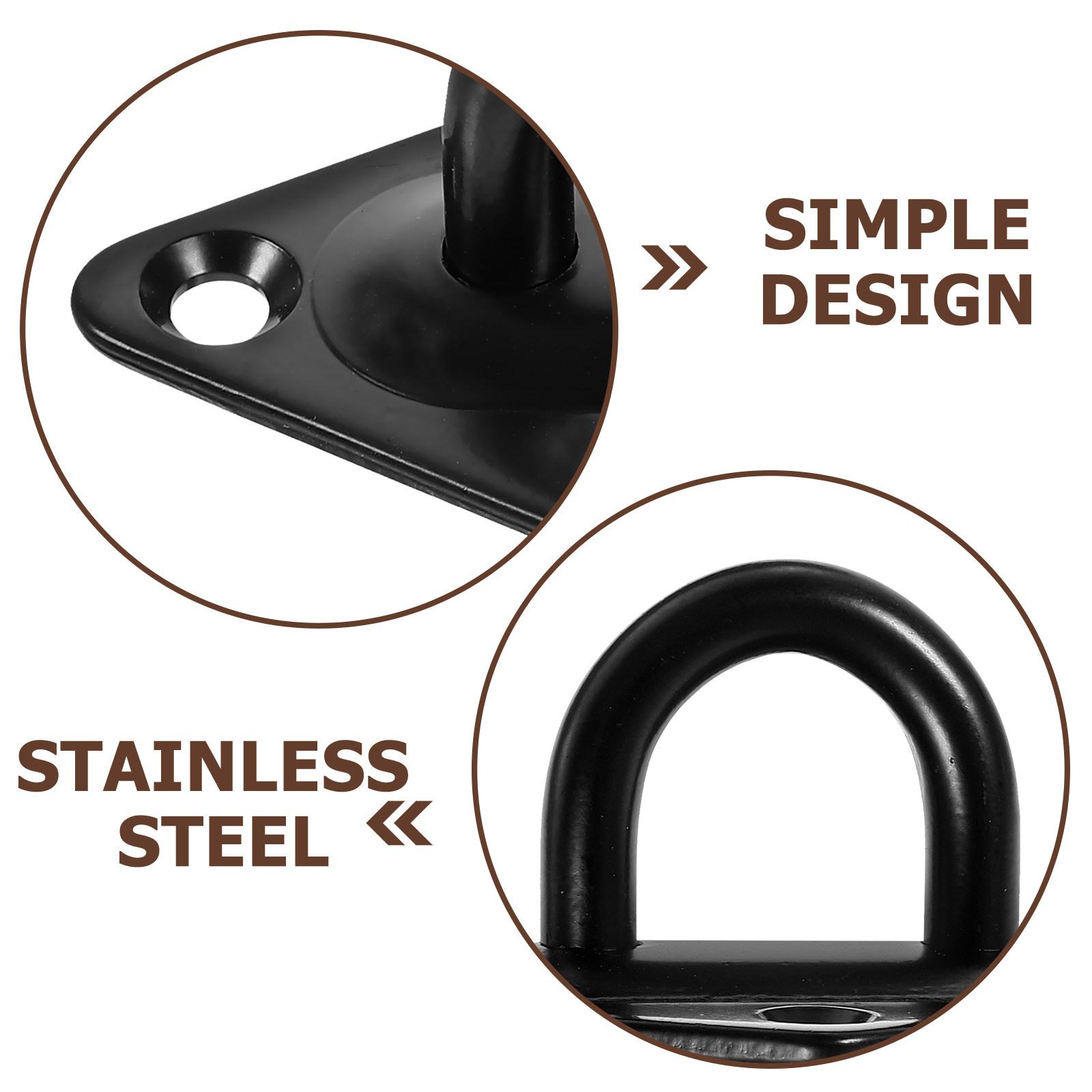 Stainless Steel 4 Pcs Pad Eye  - Hook Eye Fastener review and price