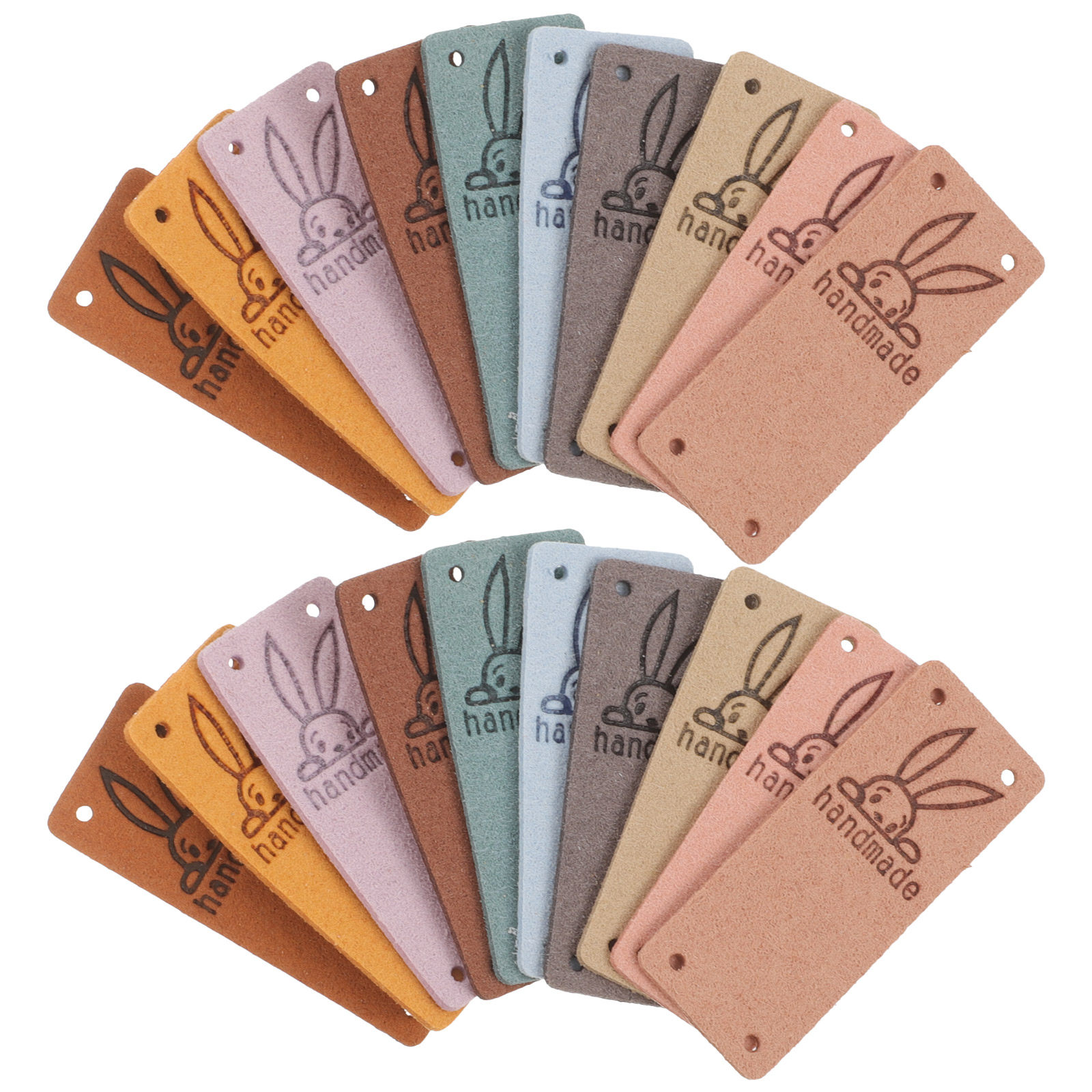 50Pcs Premium Suede Sewing Lab - Sewing Labels review and price
