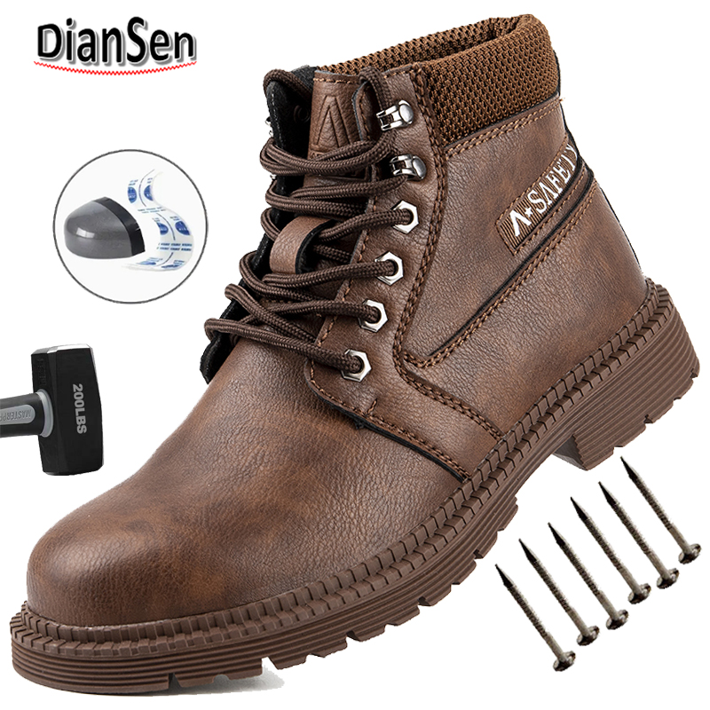 Waterproof Work Boots Steel To - Sewing Nylon review and price