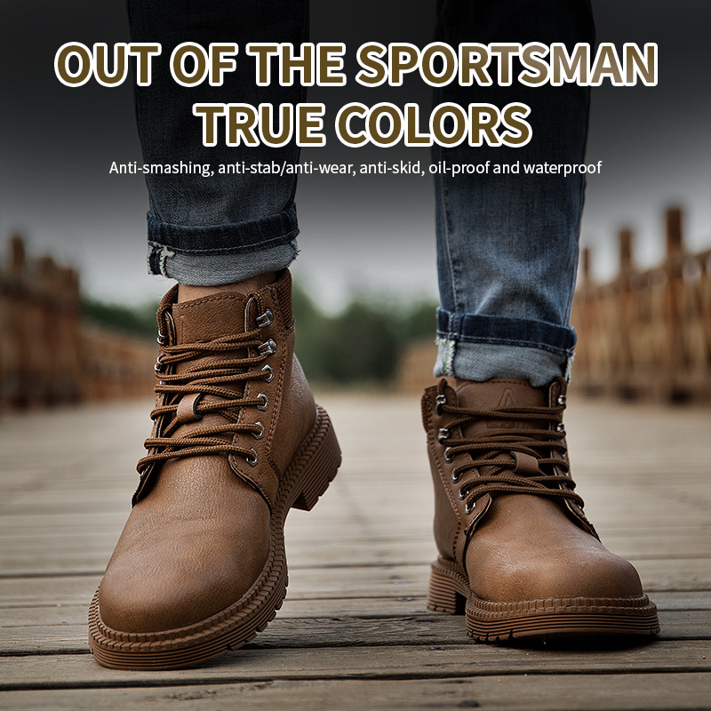 Waterproof Work Boots Steel To - Sewing Nylon review and price