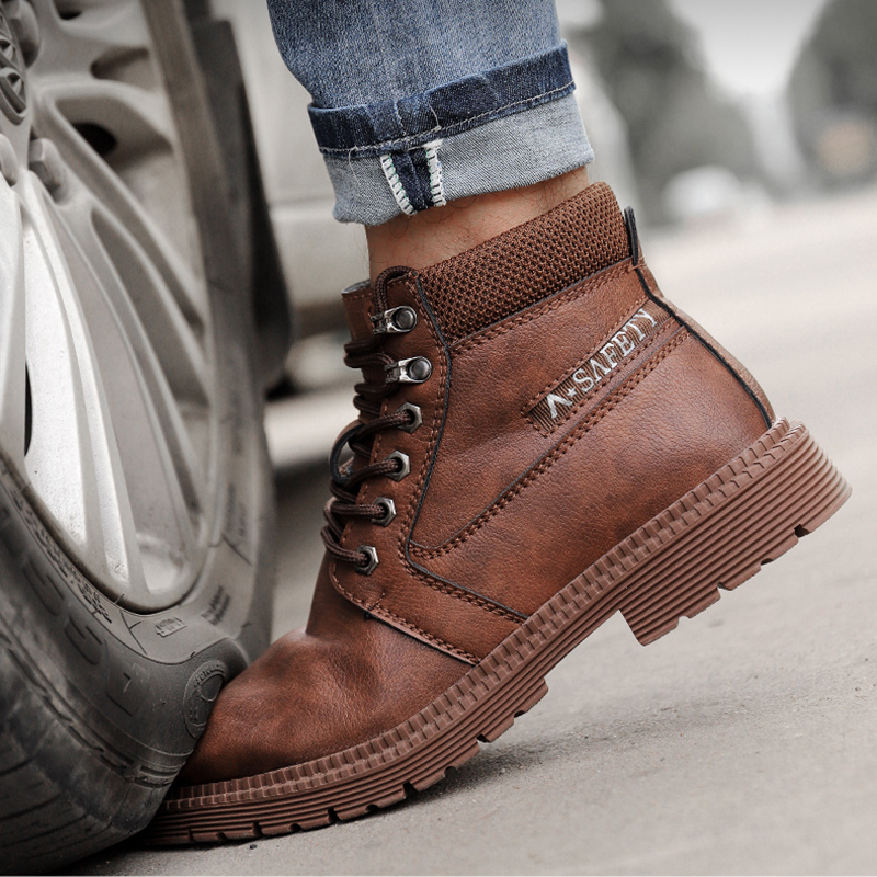 Waterproof Work Boots Steel To - Sewing Nylon review and price