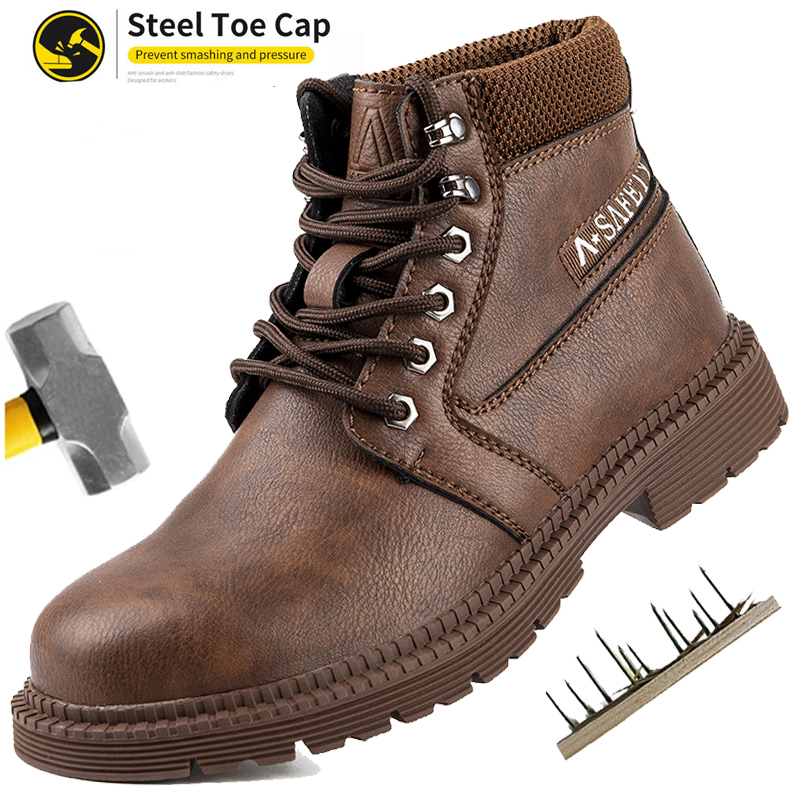 Unisex Safety Shoes Steel Toe  - Sewing Nylon review and price
