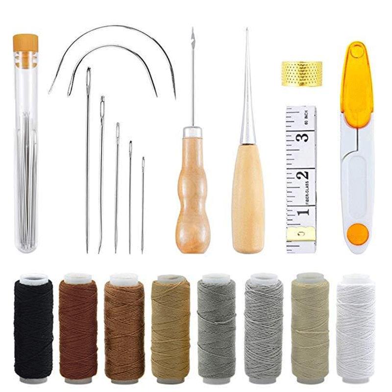 Leather Craft Kit Hand Sewing  - Sewing Thread Production review and price