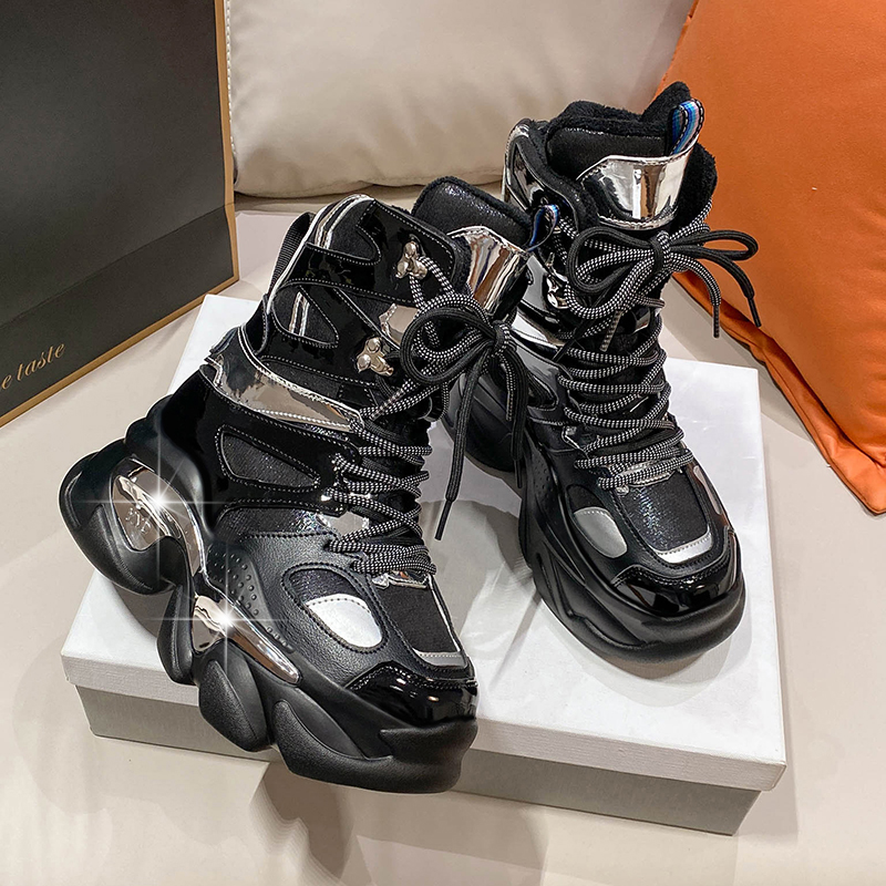 Fashion Women Chunky Platform  - Sewing Latex review and price
