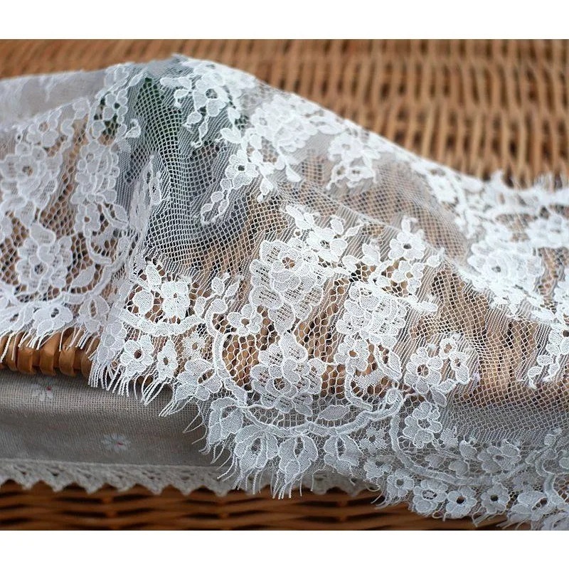 3M， High Quality Eyelash Lace  - Sewing Embroidery Fabric review and price
