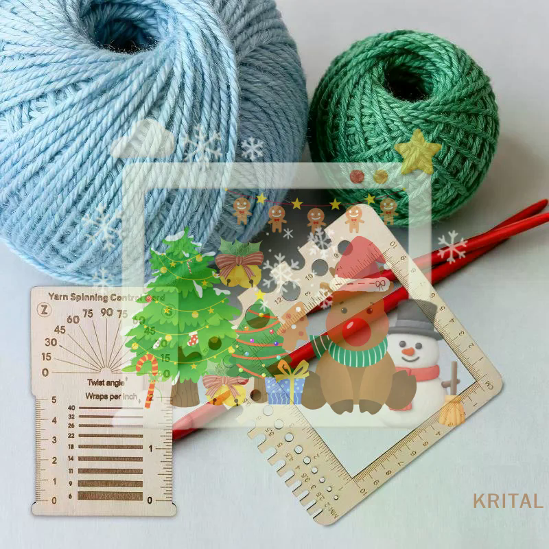 Wood Knitting Needle Gauge Squ - Embroidery Floss Thread review and price