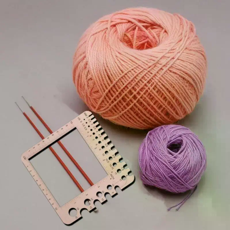 Wood Knitting Needle Gauge Squ - Embroidery Floss Thread review and price