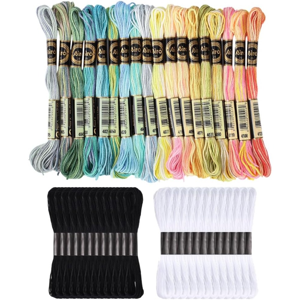 42 Skeins Polyester Embroidery - Embroidery Floss Thread review and price